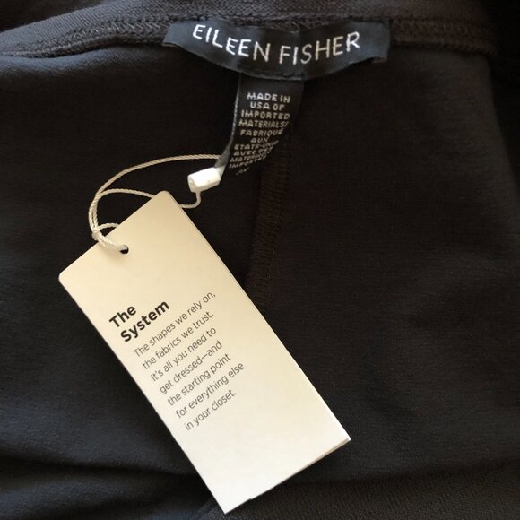 EILEEN FISHER GRAPHITE HIGH WAIST SLIM PANT STRETCH KNIT 3X NWT - Picture 9 of 9